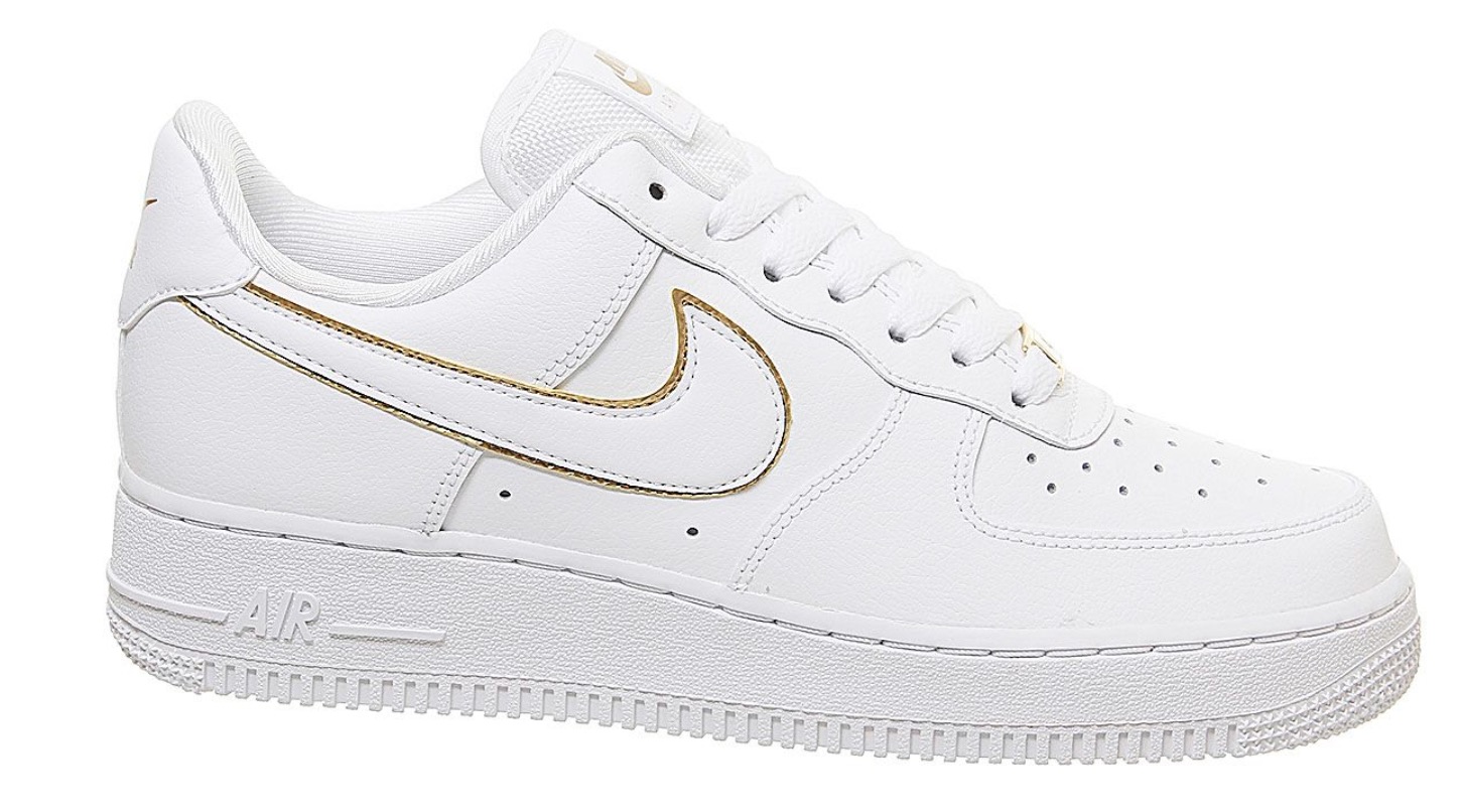 air force 1 white gold