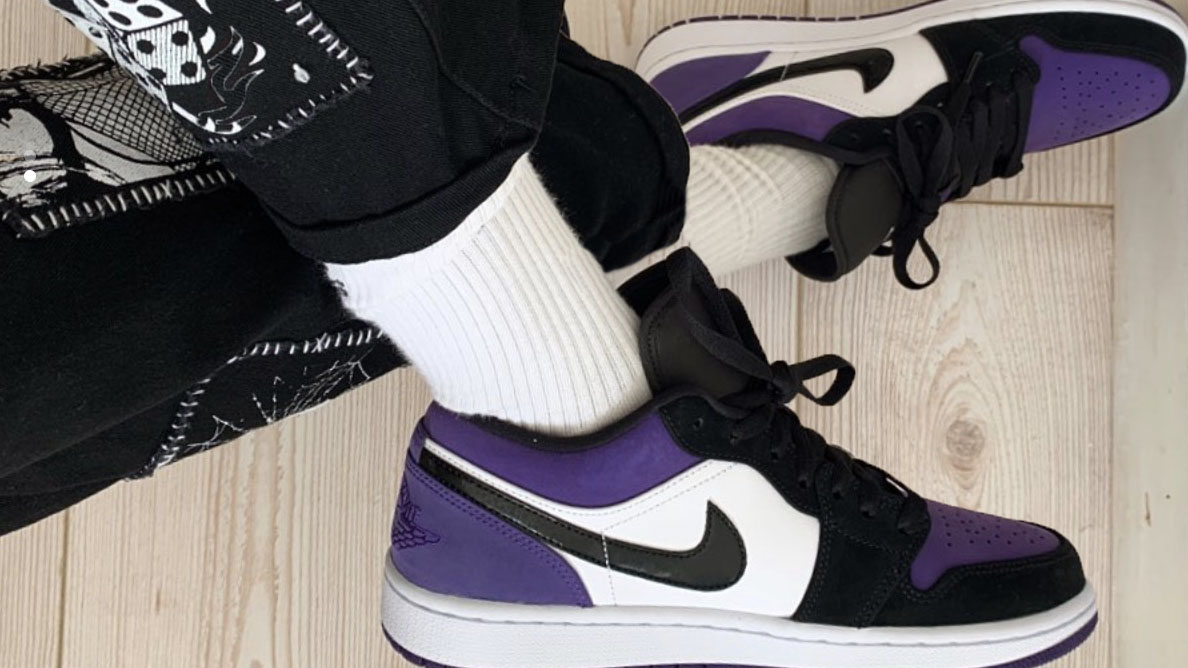 air jordan 1 low purple 