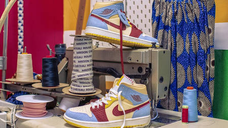 The Maison Château Rouge x Air Jordan 1 Is Decked Out In Details The Maison Château Rouge x Air Jordan 1 Is Decked Out In Details