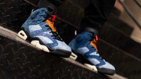 An On Foot Look At The Air Jordan 6 "Washed Denim"