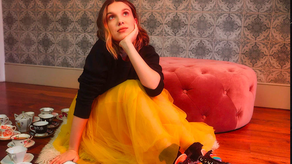 Image via Converse millie bobbie brown converse
