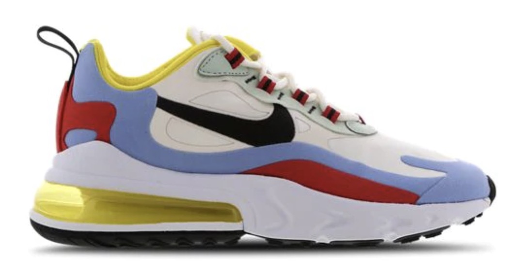 nike air max 270 react blue yellow