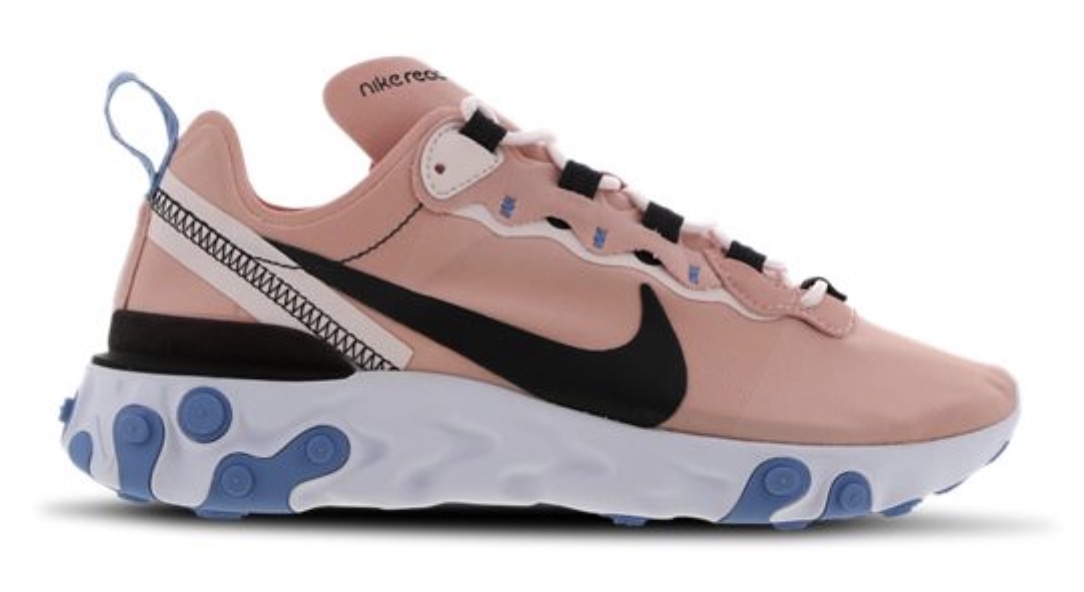 nike react element 55 pink blue