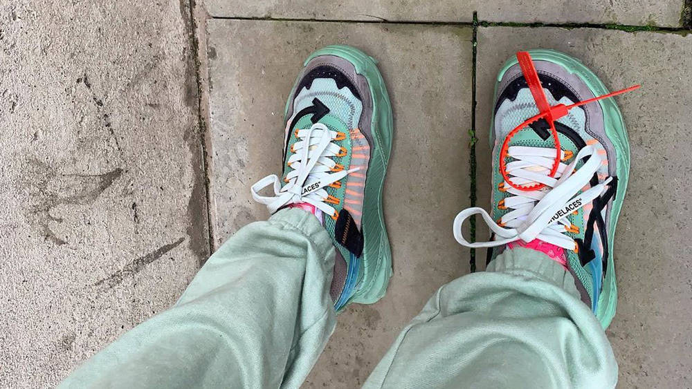off white green off white green