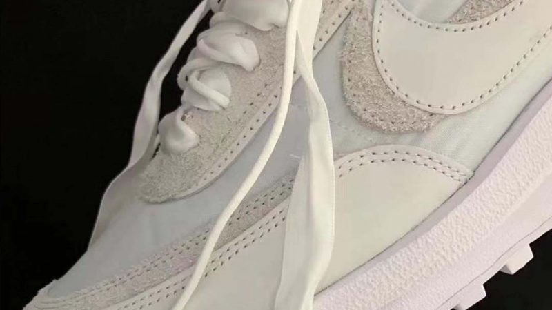 Peep The Upcoming sacai x Nike LDWaffle "Nylon White"