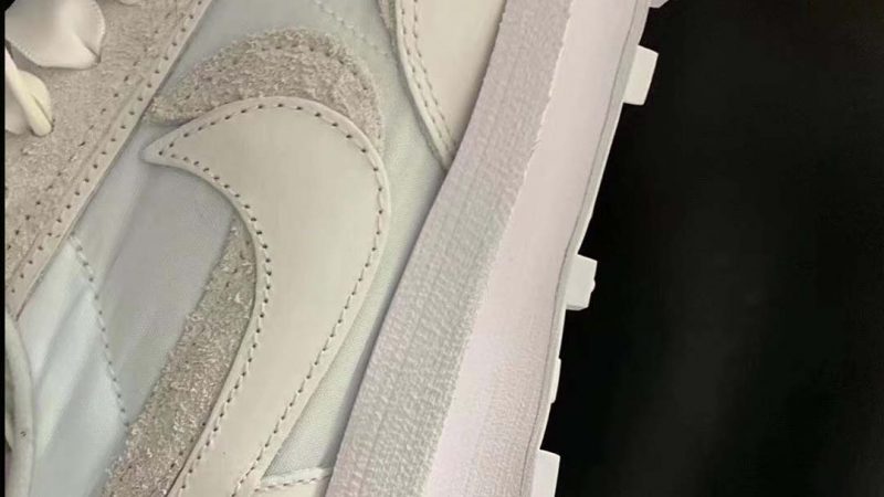 Peep The Upcoming sacai x Nike LDWaffle "Nylon White"