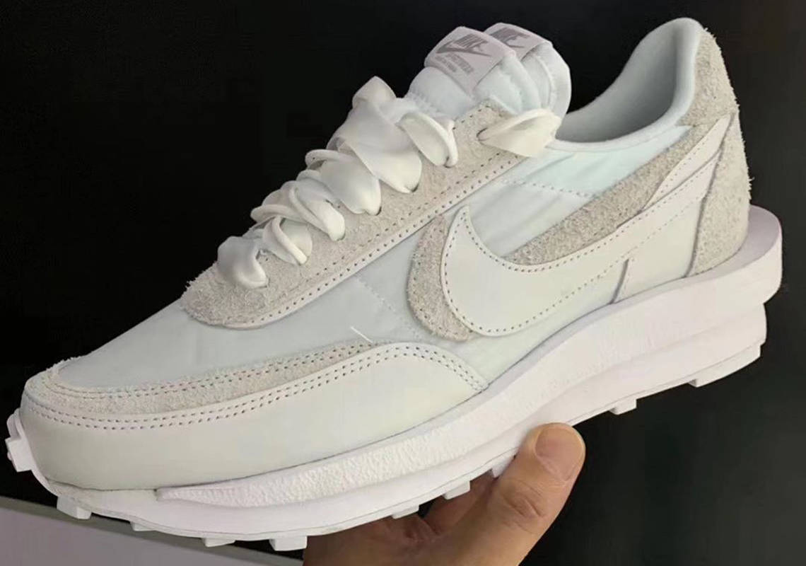 nike x sacai all white