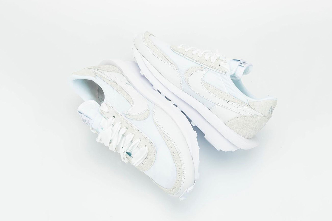 Take A Closer Look At The sacai x Nike LDWaffle “White”