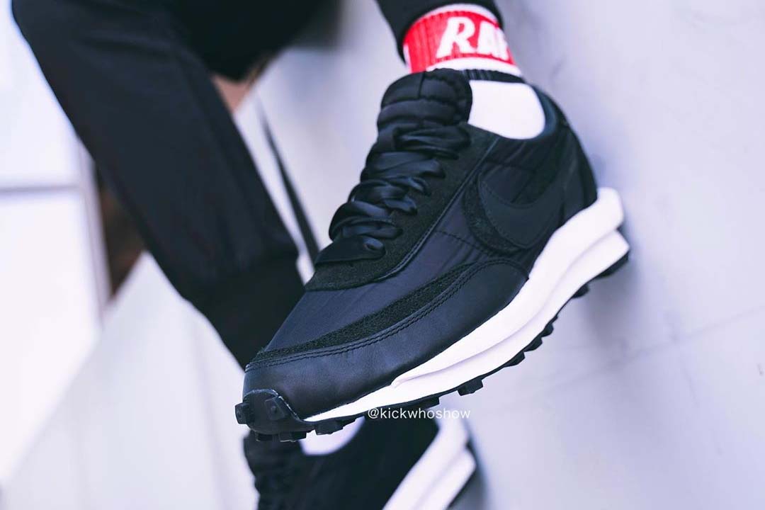 sacai x Nike LDWaffle "Nylon Black"