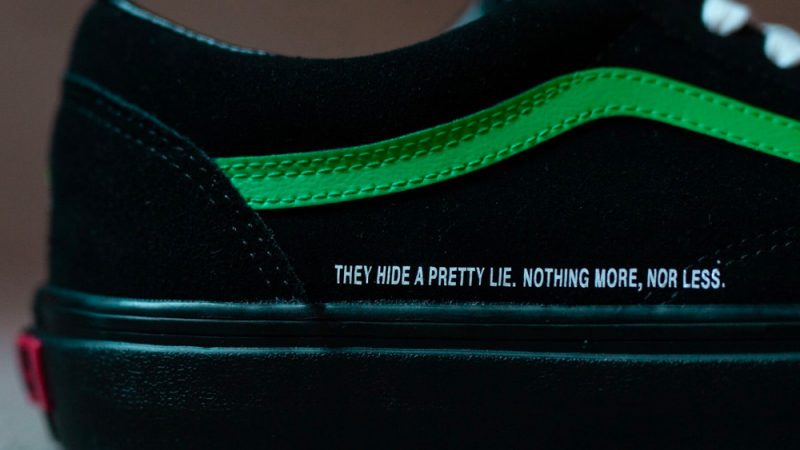 vans with slogan