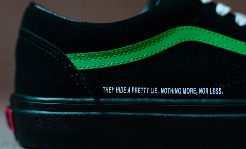 vans with slogan