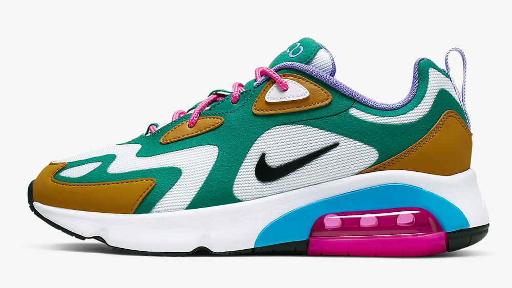 _0003_Nike Air Max 200 Pink Green