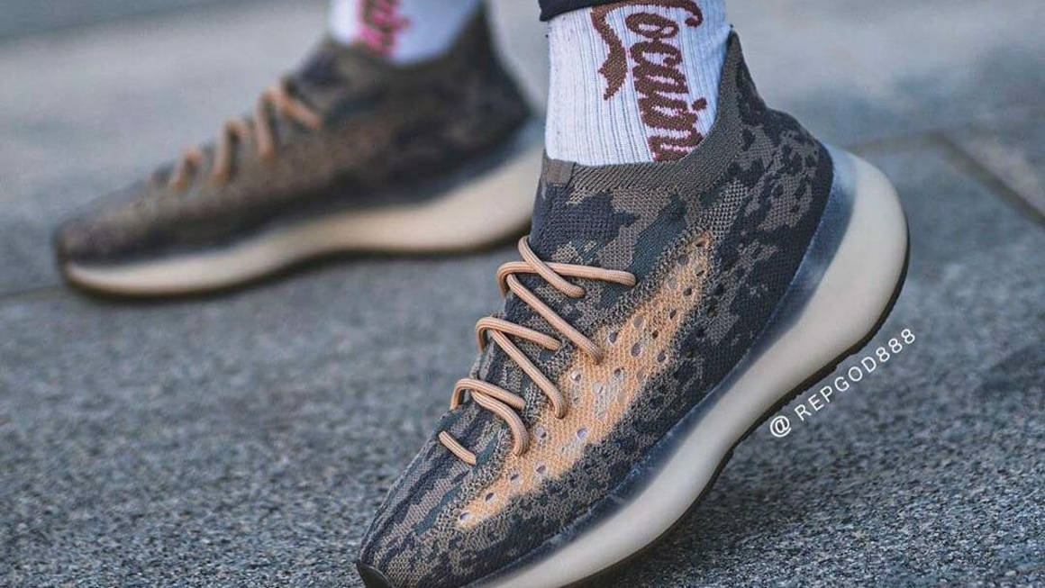 adidas yeezy boost 380 mist on feet