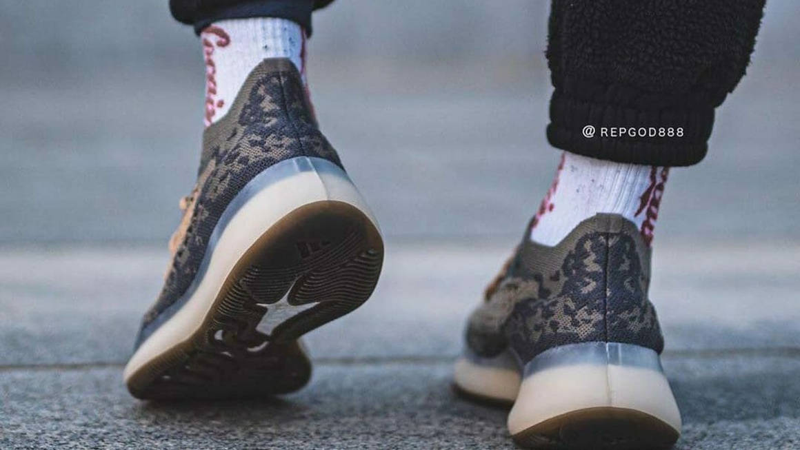 yeezy boost 380 mist on feet