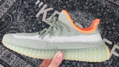 Yeezy 350 Desert Sage Shirt Olive Bear Drip Sneaker Match