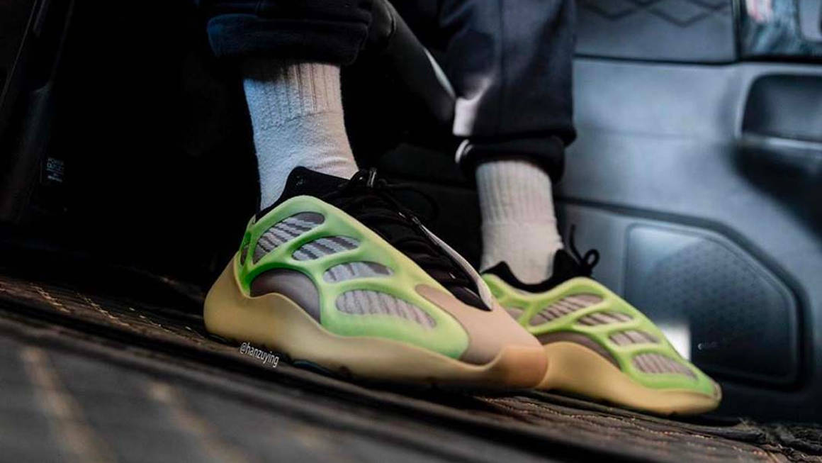 yeezy 700 v3 azareth on feet