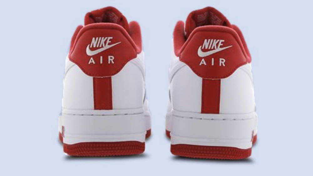 Air Force 1 university red heel copy Air Force 1 university red heel copy