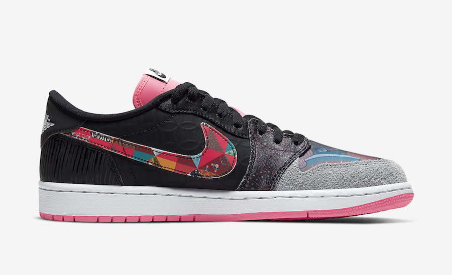Air Jordan 1 Low Chinese New Year side.