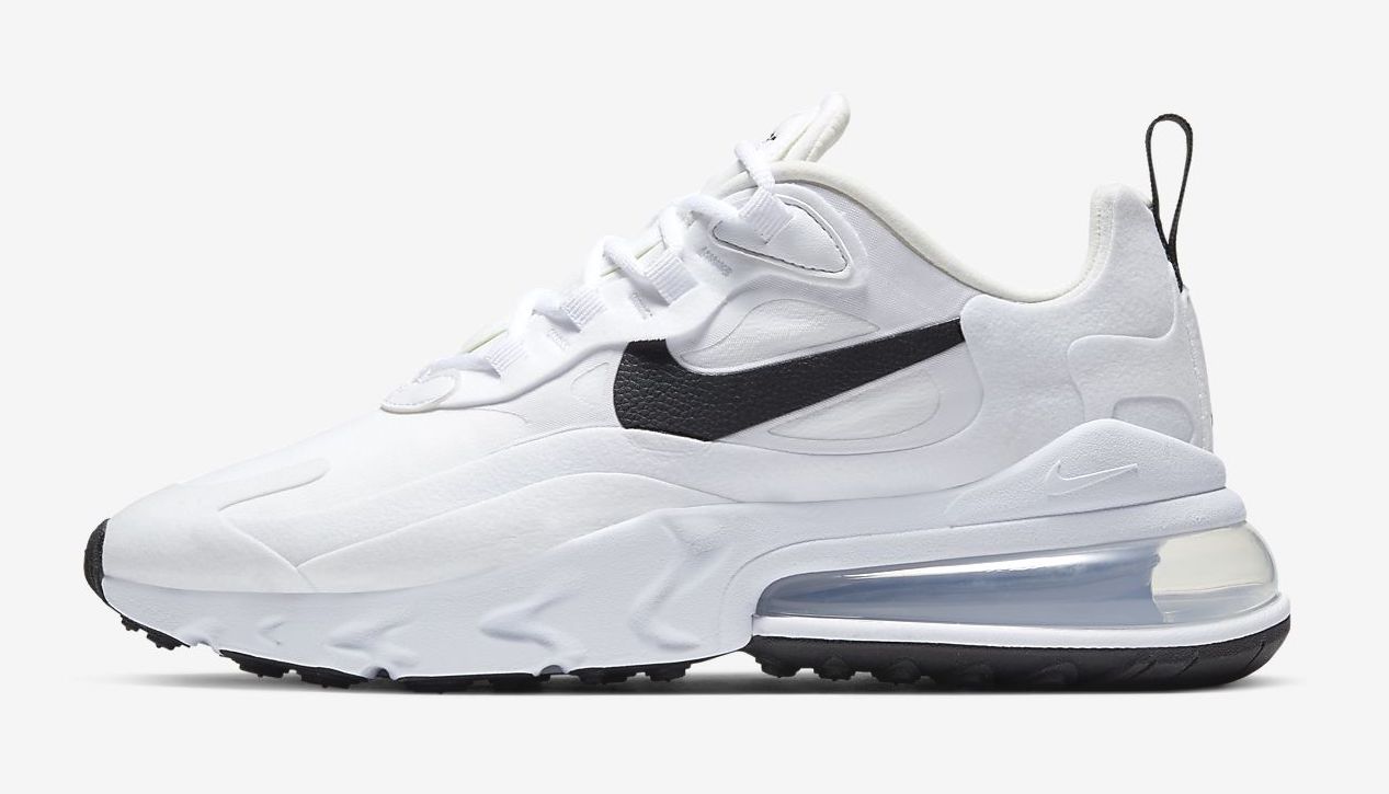 Air Max 270 React White Black side 3.