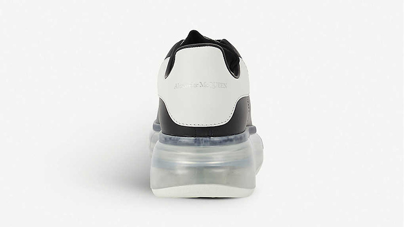 Alexander McQueen Exaggerated-Sole Black White back