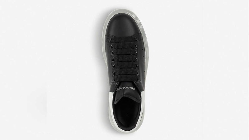 Alexander McQueen Exaggerated-Sole Black White middle