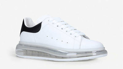 Alexander McQueen Exaggerated-Sole White Black front