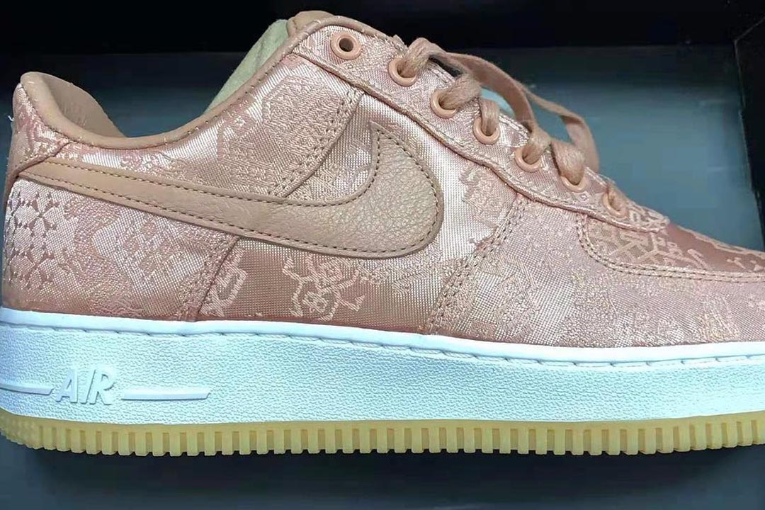 CLOT x Nike Air Force 1 "Rose Gold Silk"