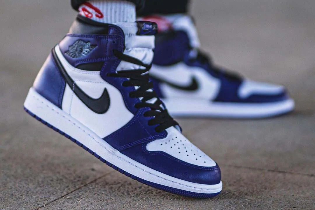 Air jordan 1 clearance court purple release date