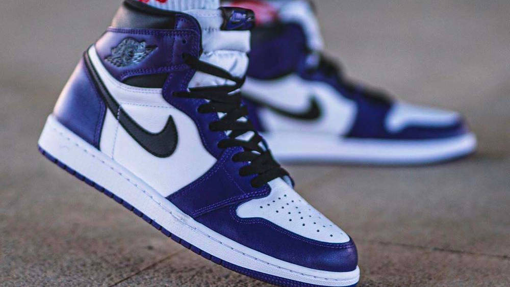 Image via kickwhoshow Air Jordan 1 High "Court Purple"