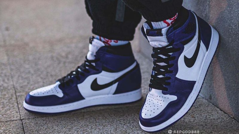 nike aj1 purple