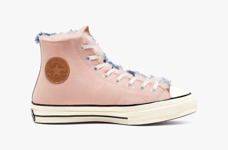 Converse Chuck 70 Hi Shearling side