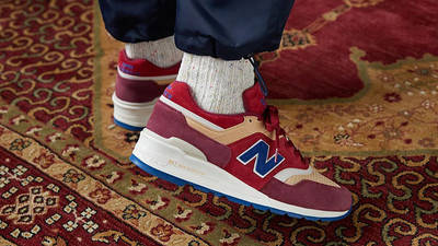 END x New Balance M997 Persian Rug M997END on foot back