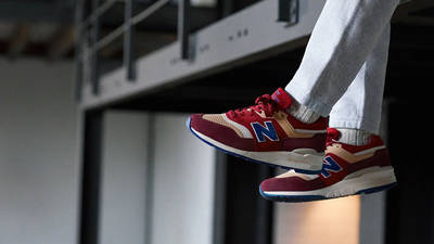 END x New Balance M997 Persian Rug M997END on foot