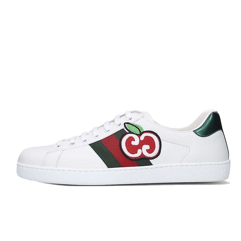 GUCCI New Ace Patch Logo White