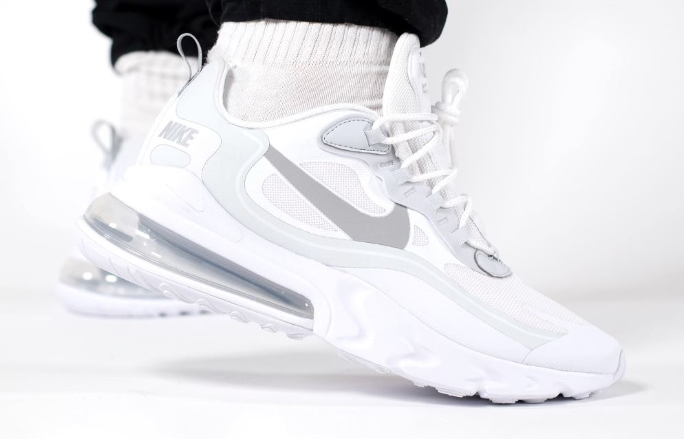 The Nike Air Max 270 React Arrives In A Winter White Colourway For Boxing Day