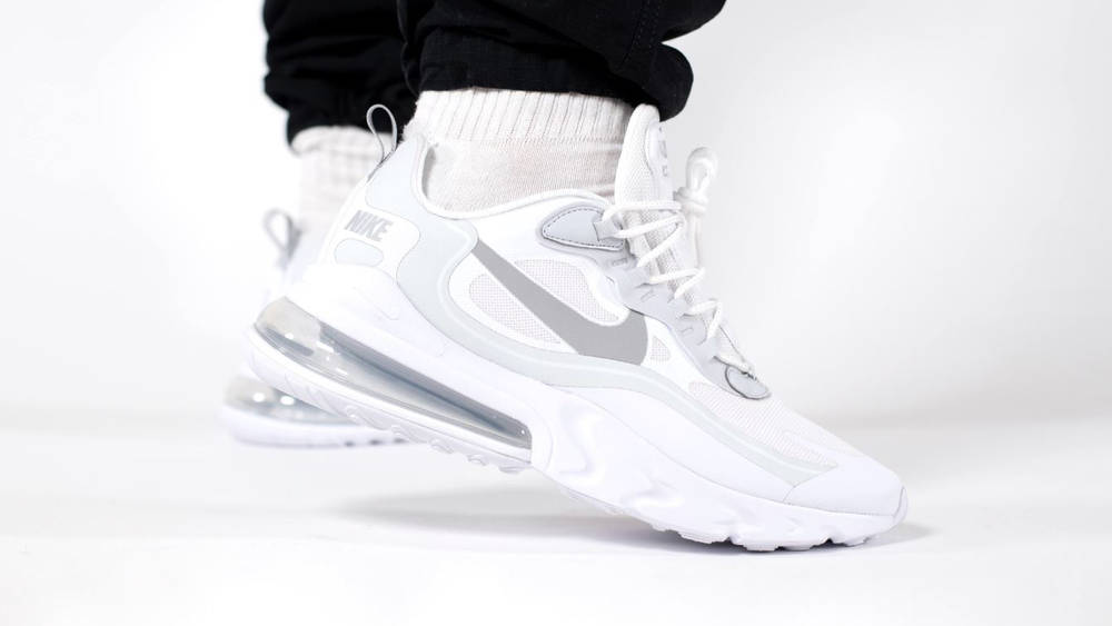 The Nike Air Max 270 React Just Launched In A Winter White Colourway The Nike Air Max 270 React Arrives In A Winter White Colourway For Boxing Day 4