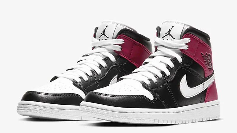 Jordan 1 Mid Black Red