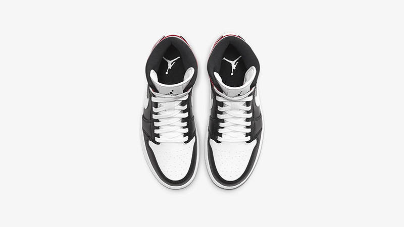 Jordan 1 Mid Black Red