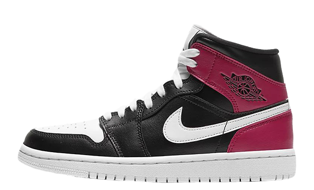 Jordan 1 Mid Black Red
