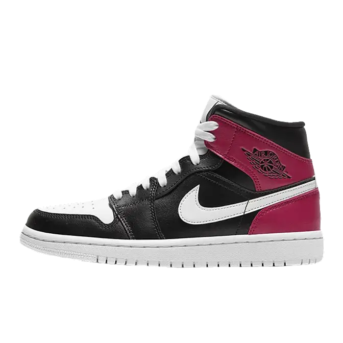 Air jordan 1 hotsell mid black noble red