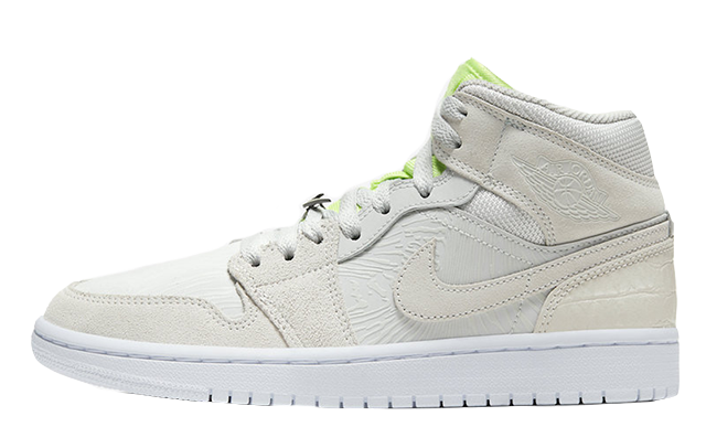 Jordan 1 Mid Grey Volt