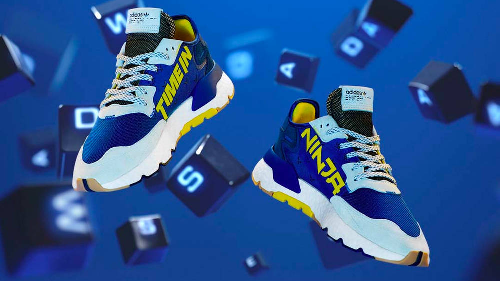 Image via adidas Ninja x adidas Nite Jogger "Time In"