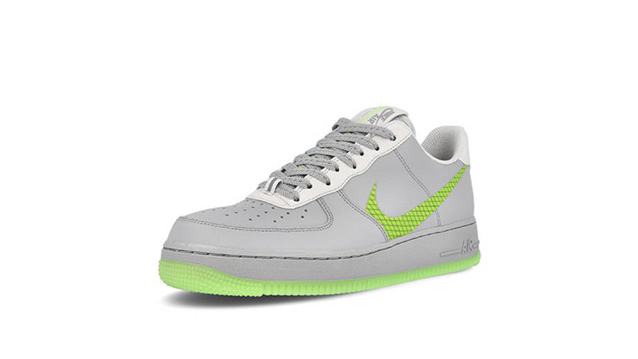 grey and lime green nikes