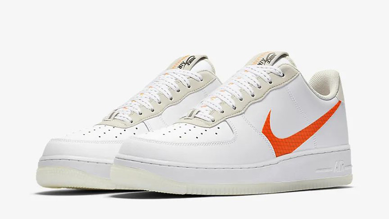 air forces with orange tick