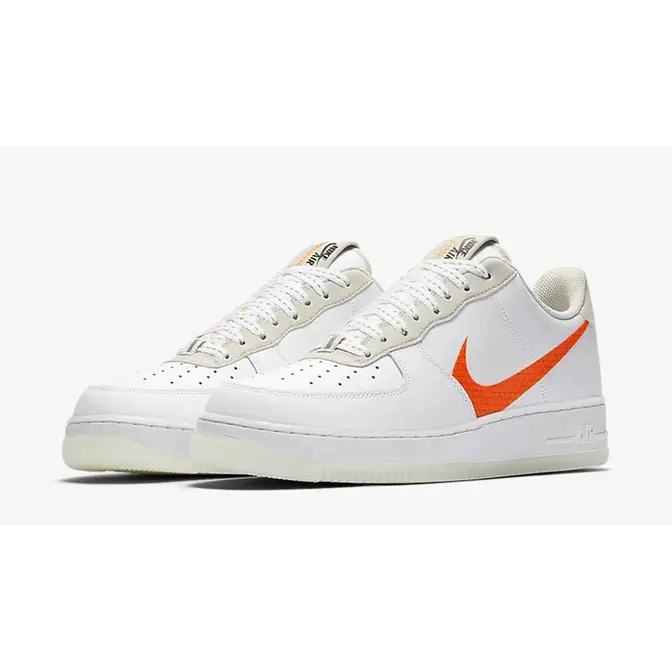 Nike air force 1 cheap 07 lv8 white orange