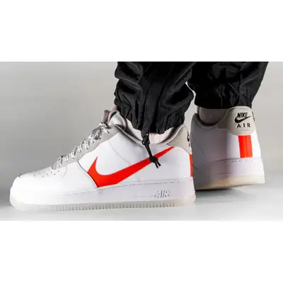 Nike AF1 Air Force 1 Uptowns LV8 white orange Restoration Donor READ Size 9