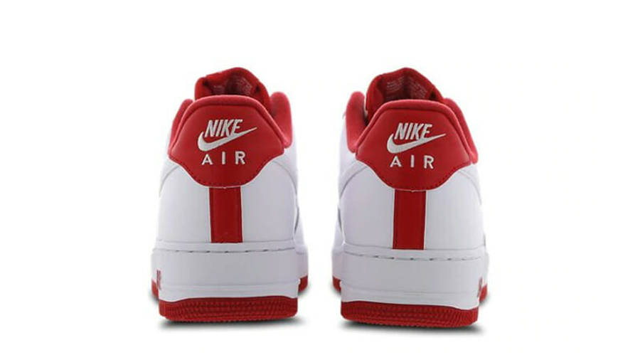 Nike Air Force 1 07 White Red CD0884-101 back