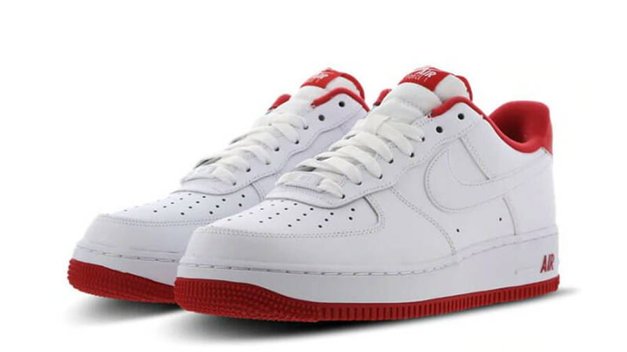 Nike Air Force 1 07 White Red CD0884-101 front