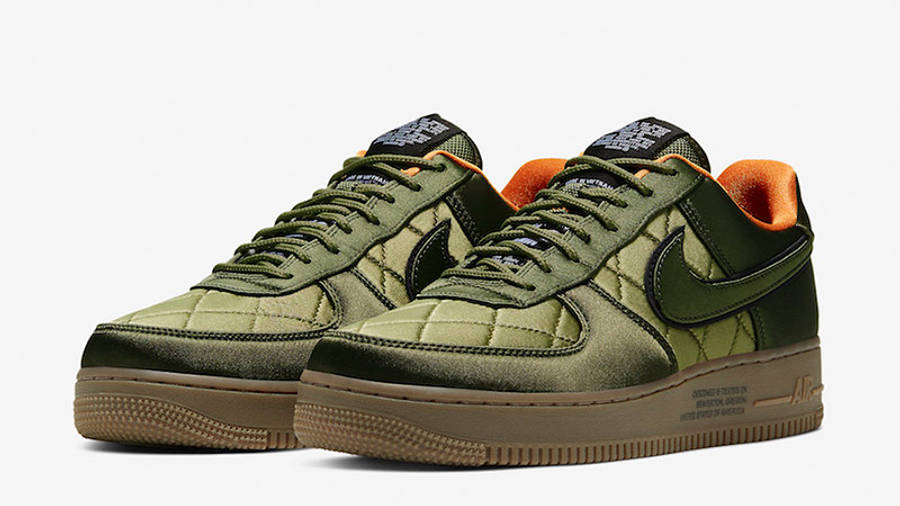 Nike Air Force 1 Low Quilted Olive CU6724-333 front