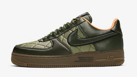 Take A Closer Look At The Nike Air Force 1 Low "Quilted Olive Flight Jacket" Take A Closer Look At The Nike Air Force 1 Low "Quilted Olive Flight Jacket"